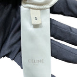 セリーヌ CELINE ロゴプリントTシャツ 2X372671Q ホワイト コットン コットン レディース 半袖Ｔシャツ