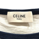 セリーヌ CELINE ロゴプリントTシャツ 2X372671Q ホワイト コットン コットン レディース 半袖Ｔシャツ