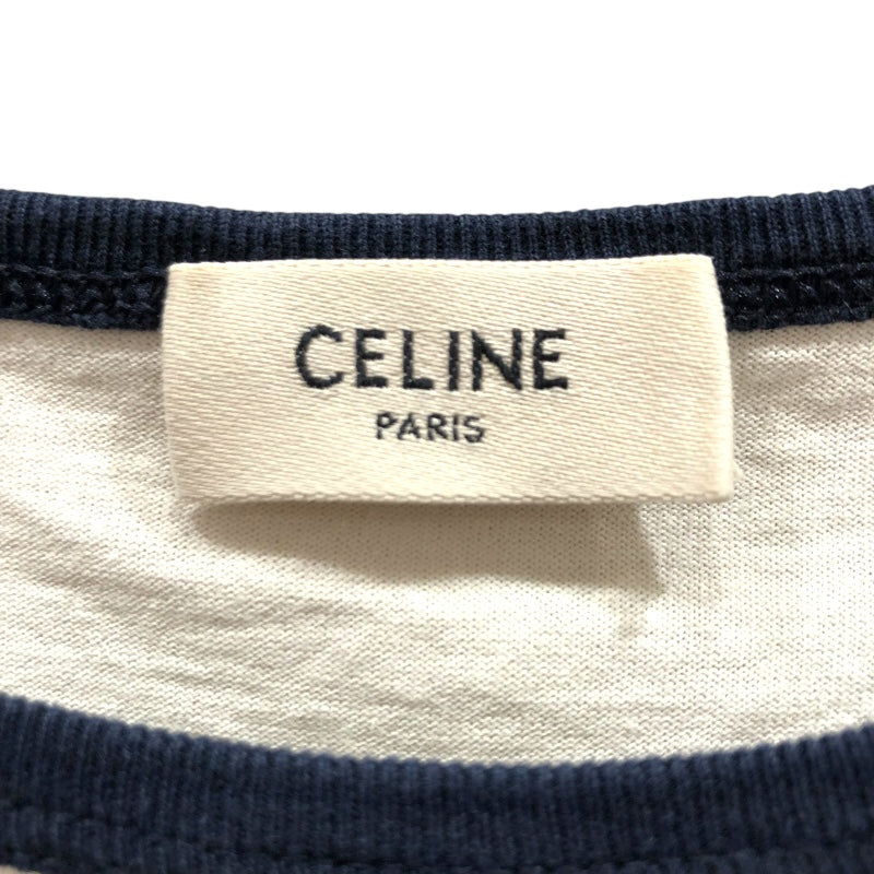 セリーヌ CELINE ロゴプリントTシャツ 2X372671Q ホワイト