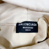 バレンシアガ BALENCIAGA キャンペーンロゴスウェットパーカー　2021年 620973 クリーム コットン メンズ パーカー