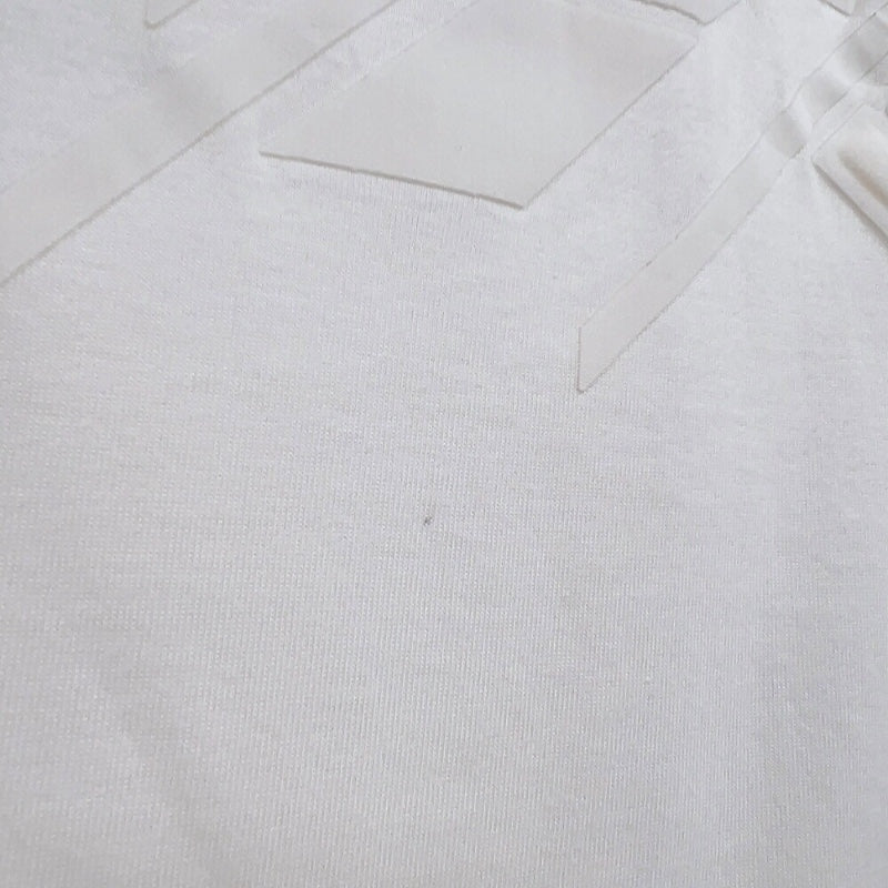 エルメス HERMES Chevaux en syme エンボスTシャツ ホワイト コットン メンズ 半袖Ｔシャツ