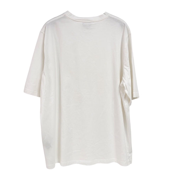 エルメス HERMES Chevaux en syme エンボスTシャツ ホワイト コットン メンズ 半袖Ｔシャツ