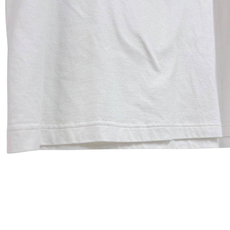 エルメス HERMES Chevaux en syme エンボスTシャツ ホワイト コットン メンズ 半袖Ｔシャツ