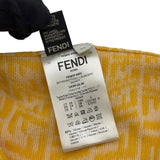 フェンディ FENDI FF総柄ニットスカート FZQ637 イエロー レーヨン レディース スカート