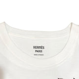 エルメス HERMES Della Cavalleria カットワンピース 4E4530DA ホワイト コットン コットン レディース ワンピース