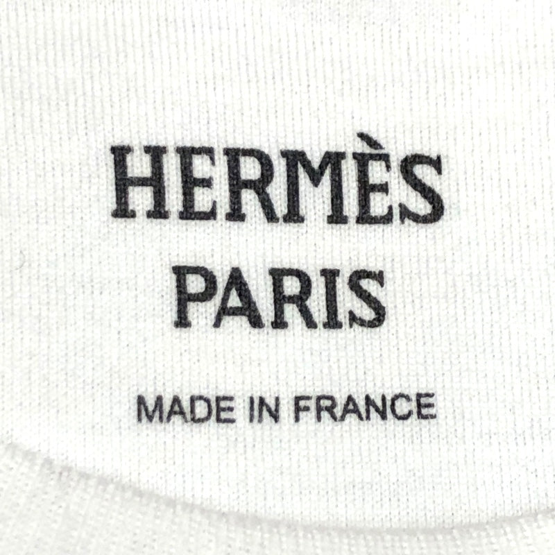 エルメス HERMES Della Cavalleria カットワンピース 4E4530DA ホワイト コットン コットン レディース ワンピース