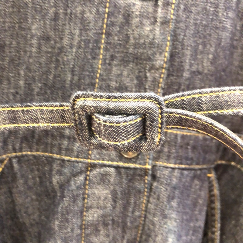 クリスチャン・ディオール Christian Dior デニムシャツワンピース 152R10A3440 インディゴ コットン コットン レディース ワンピース