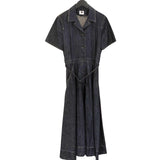 クリスチャン・ディオール Christian Dior デニムシャツワンピース 152R10A3440 インディゴ コットン コットン レディース ワンピース