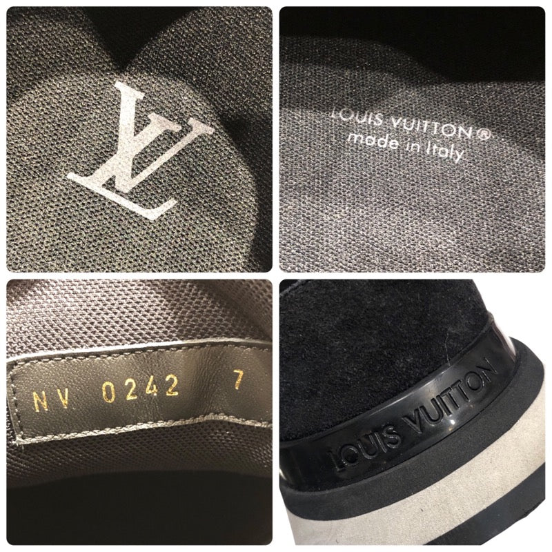 ルイ・ヴィトン LOUIS VUITTON ランナウェイライン スニーカー 1A9J1D ブラック レザー メンズ スニーカー
