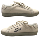 サンローラン SAINT LAURENT コートクラシックスニーカー 610648 アイボリー キャンバス ユニセックス スニーカー