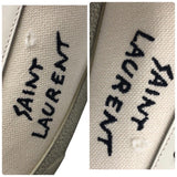 サンローラン SAINT LAURENT コートクラシックスニーカー 610648 アイボリー キャンバス ユニセックス スニーカー