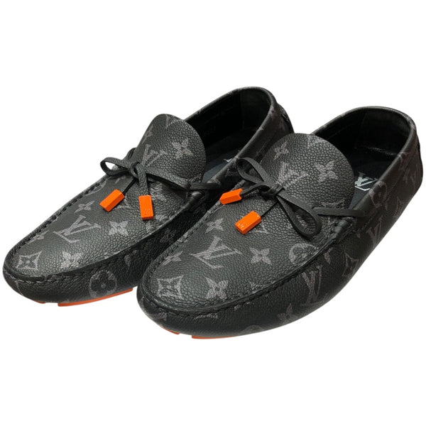 ルイ・ヴィトン LOUIS VUITTON ドライバーローファー 1AAF38 ブラック レザー メンズ ローファー
