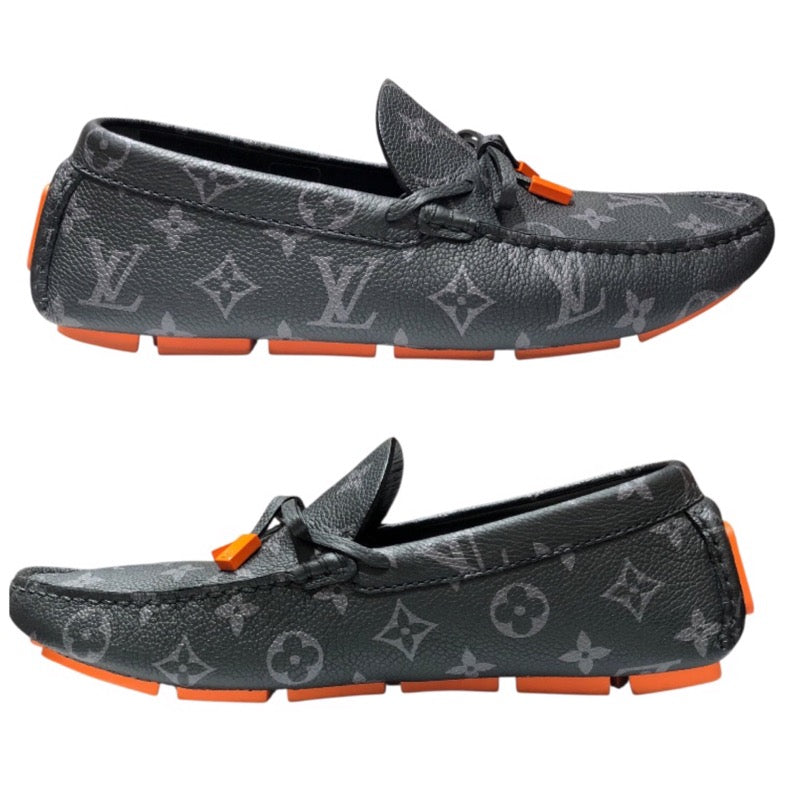 ルイ・ヴィトン LOUIS VUITTON ドライバーローファー 1AAF38 ブラック レザー メンズ ローファー