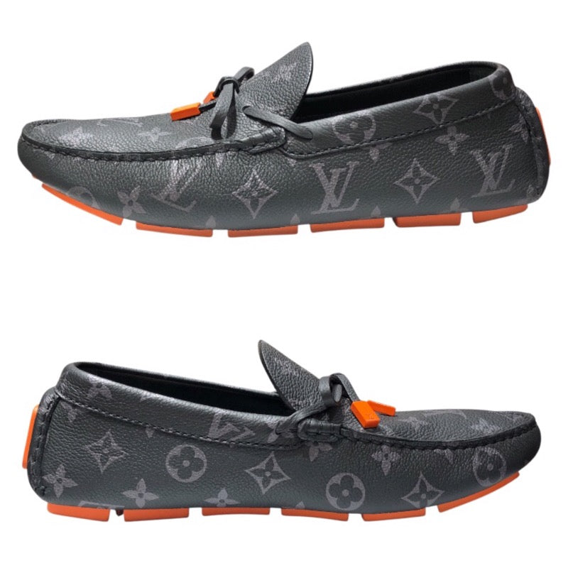 ルイ・ヴィトン LOUIS VUITTON ドライバーローファー 1AAF38 ブラック レザー メンズ ローファー