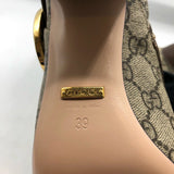 グッチ GUCCI GGスプリーム　ベルトショートブーツ 701706 ベージュ PVC レディース ブーツ