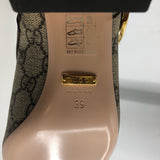 グッチ GUCCI GGスプリーム　ベルトショートブーツ 701706 ベージュ PVC レディース ブーツ
