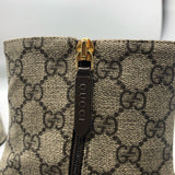 グッチ GUCCI GGスプリーム　ベルトショートブーツ 701706 ベージュ PVC レディース ブーツ