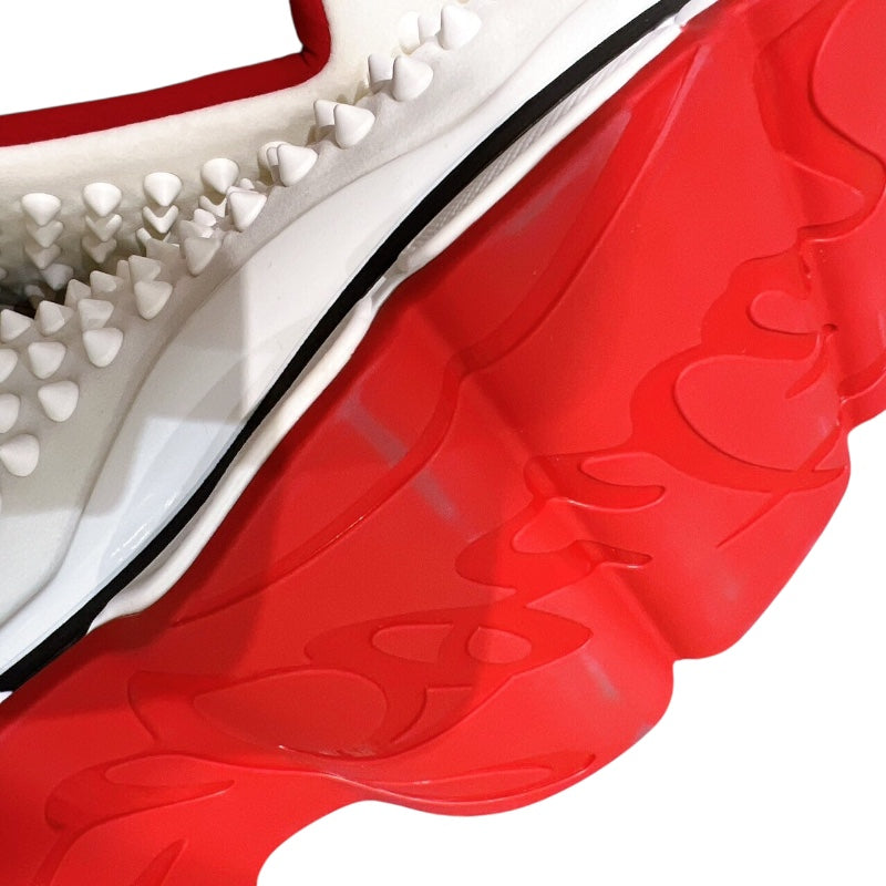 クリスチャン・ルブタン Christian louboutin スパイクソック スタッズスニーカー ファブリック・レザー メンズ スニーカー