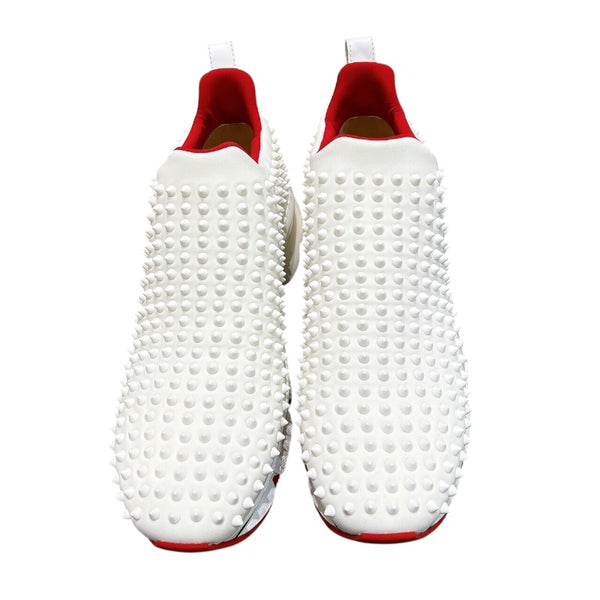 クリスチャン・ルブタン Christian louboutin スパイクソック スタッズスニーカー ファブリック・レザー メンズ スニーカー