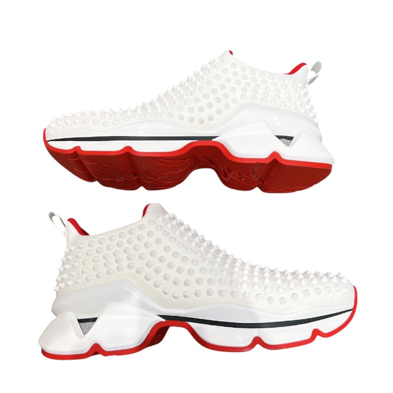 クリスチャン・ルブタン Christian louboutin スパイクソック スタッズスニーカー ファブリック・レザー メンズ スニーカー