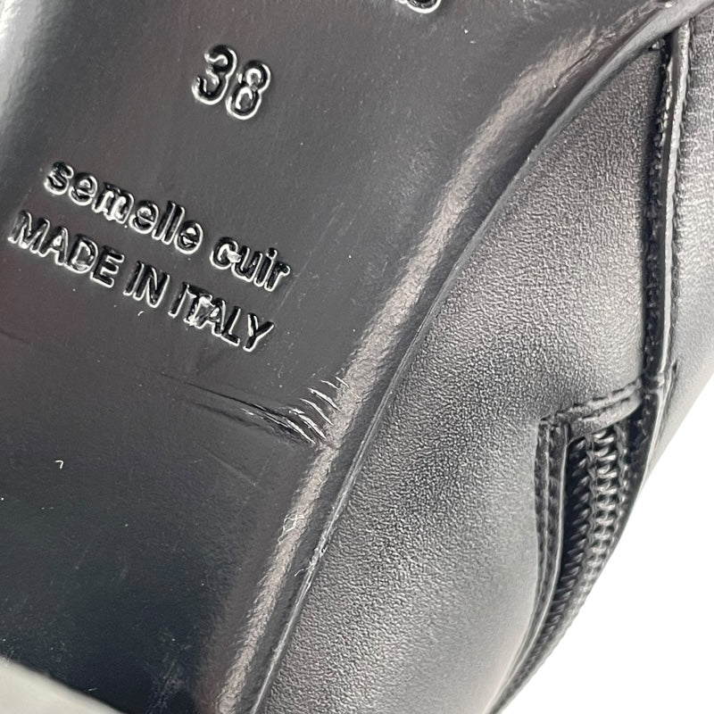 エルメス HERMES サンジェルマン ショートブーツ H182102Z ブラック レザー レディース ブーツ