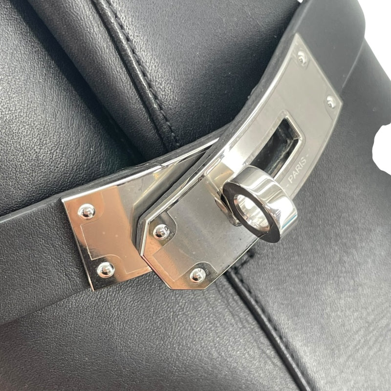 エルメス HERMES サンジェルマン ショートブーツ H182102Z ブラック レザー レディース ブーツ