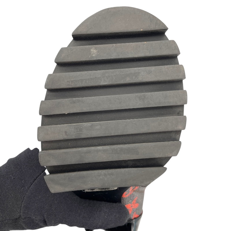 ルイ・ヴィトン LOUIS VUITTON キャットグラム スタートレイルライン ブーツ ブラック レザー レディース ブーツ