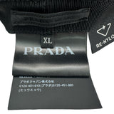 プラダ PRADA トライアングルロゴポーチ付 バケットハット 2HC350 カーキ ナイロン メンズ その他ファッション雑貨