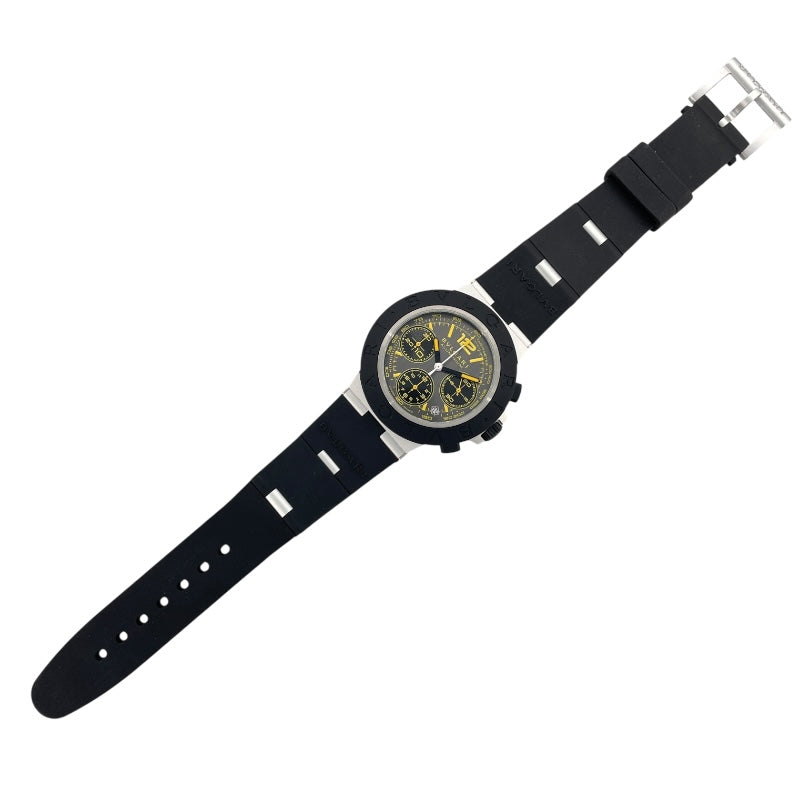ブルガリ BVLGARI アルミニウム　グランツーリスモ 限定モデル 103893 ブラック アルミ メンズ 腕時計