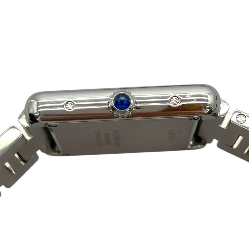 カルティエ Cartier タンクソロ SM W5200013 ホワイト SS クオーツ レディース 腕時計