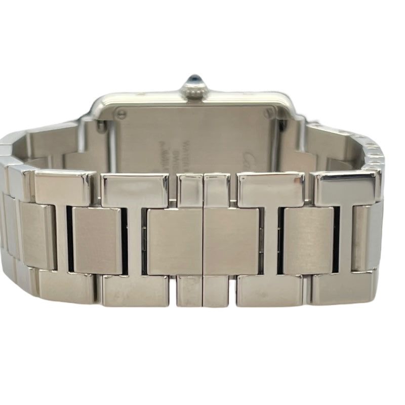 カルティエ Cartier タンクソロ SM W5200013 ホワイト SS クオーツ レディース 腕時計