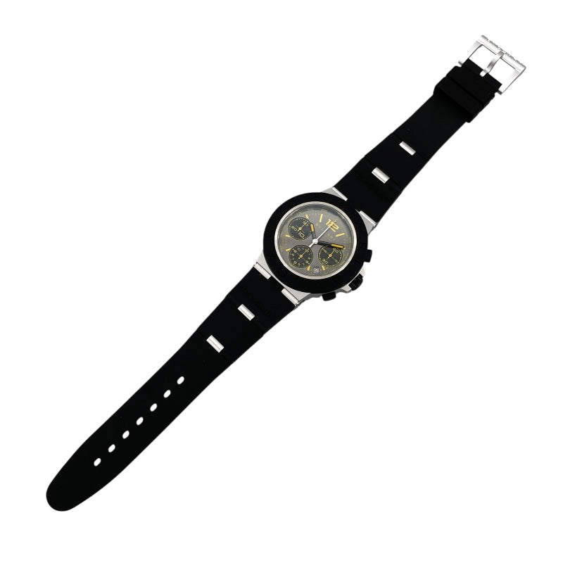 ブルガリ BVLGARI アルミニウム　グランツーリスモ 限定モデル 103893 グレー アルミ 自動巻き メンズ 腕時計