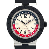 ブルガリ BVLGARI アルミニウム GMT 40mm 103963 ホワイト アルミ 自動巻き メンズ 腕時計