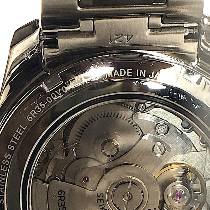セイコー SEIKO プレサージュ SARX075 ホワイト SS 自動巻き メンズ 腕時計