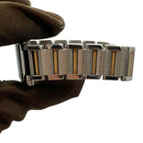 カルティエ Cartier タンクフランセーズ SM W51007Q4 ホワイト SS/YG クオーツ レディース 腕時計