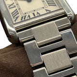 カルティエ Cartier タンクソロ SM W5200013 ホワイト SS クオーツ レディース 腕時計