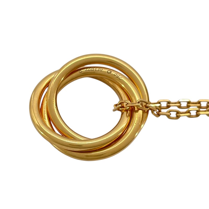 カルティエ Cartier トリニティネックレス ピンクゴールド 750 ピンクサファイア ジュエリー