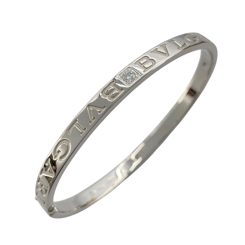 ブルガリ BVLGARI ブルガリブルガリロゴブレス ホワイトゴールド Au750 ダイヤモンド ジュエリー