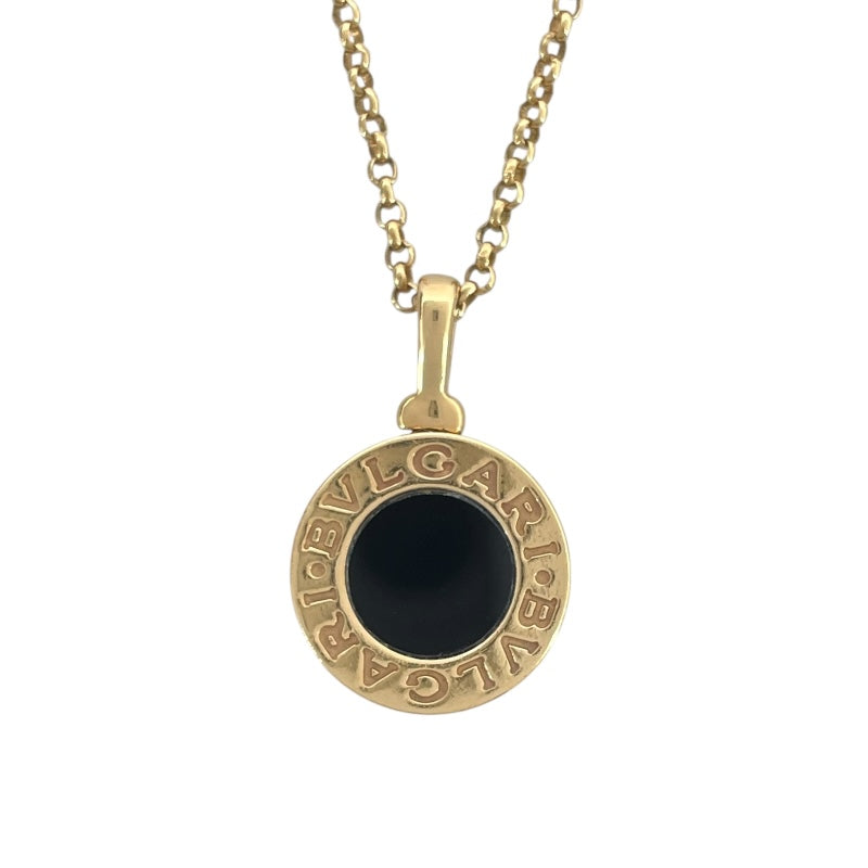 ブルガリ BVLGARI ブルガリブルガリネックレス 750YG/オニキス ジュエリー