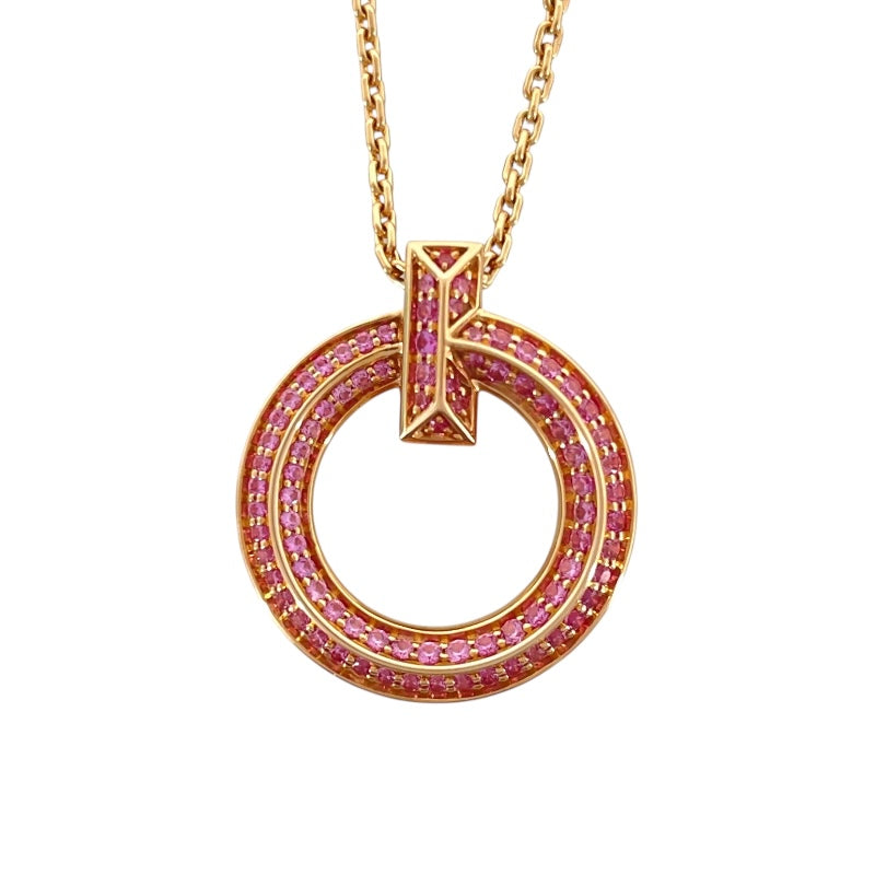 ティファニー TIFFANY＆CO Tワンミニサークルネックレス 750PG/ダイヤモンド ダイヤモンド ジュエリー