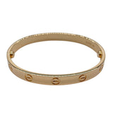 カルティエ Cartier ラブブレス ピンクゴールド Au750 ジュエリー