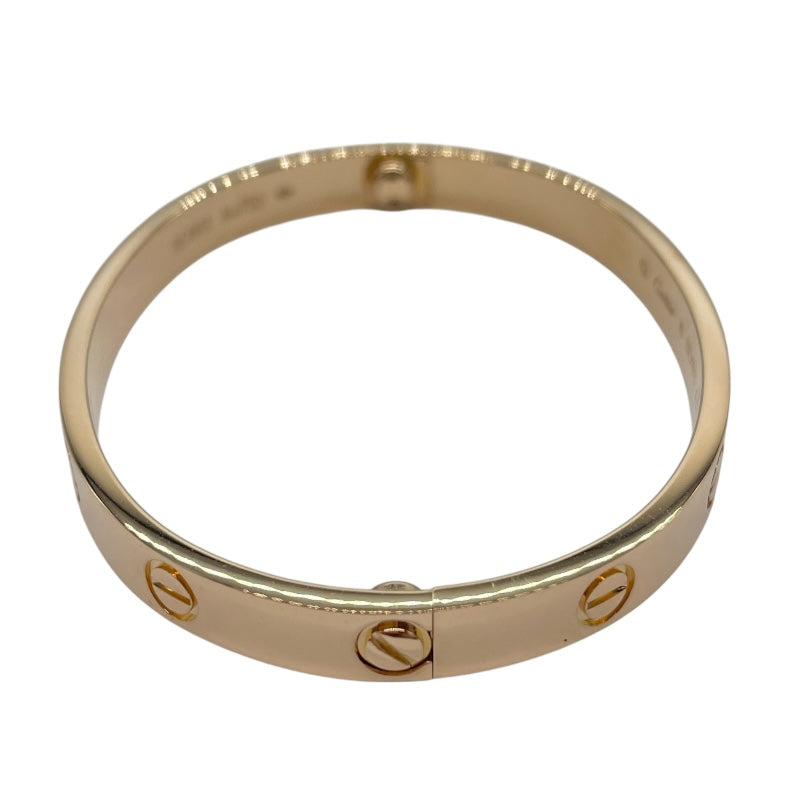 カルティエ Cartier ラブブレス ピンクゴールド Au750 ジュエリー