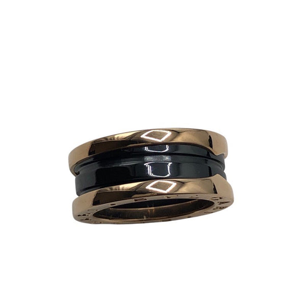 ブルガリ BVLGARI ビーゼロワンリング　2バンド 750PG ジュエリー