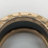ブルガリ BVLGARI ビーゼロワンリング　2バンド 750PG ジュエリー