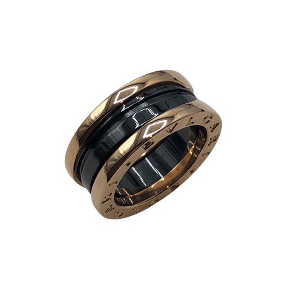 ブルガリ BVLGARI ビーゼロワンリング　2バンド 750PG ジュエリー