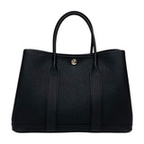 エルメス HERMES ガーデンパーティTPM W刻 ブラック シルバー金具 ネゴンダ レディース トートバッグ