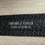 エルメス HERMES ガーデンパーティTPM W刻 ブラック シルバー金具 ネゴンダ レディース トートバッグ