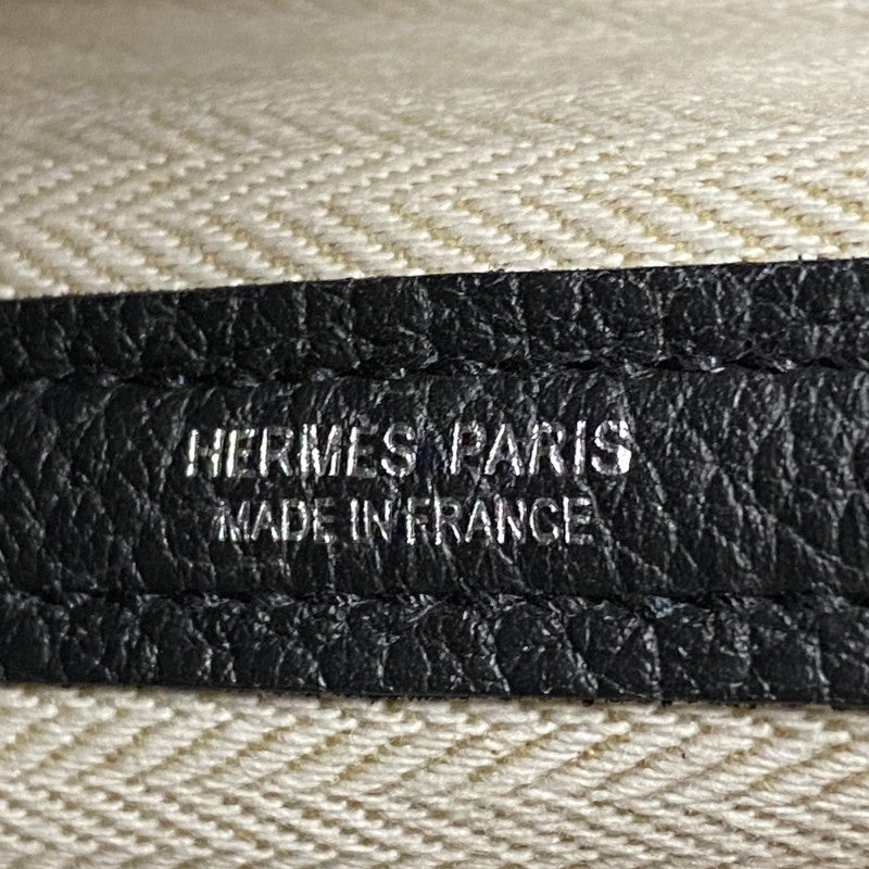 エルメス HERMES ガーデンパーティTPM W刻 ブラック シルバー金具 ネゴンダ レディース トートバッグ