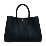エルメス HERMES ガーデンパーティTPM W刻 ブラック シルバー金具 ネゴンダ レディース トートバッグ