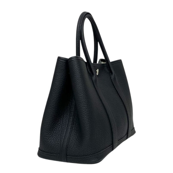 エルメス HERMES ガーデンパーティTPM W刻 ブラック シルバー金具 ネゴンダ レディース トートバッグ